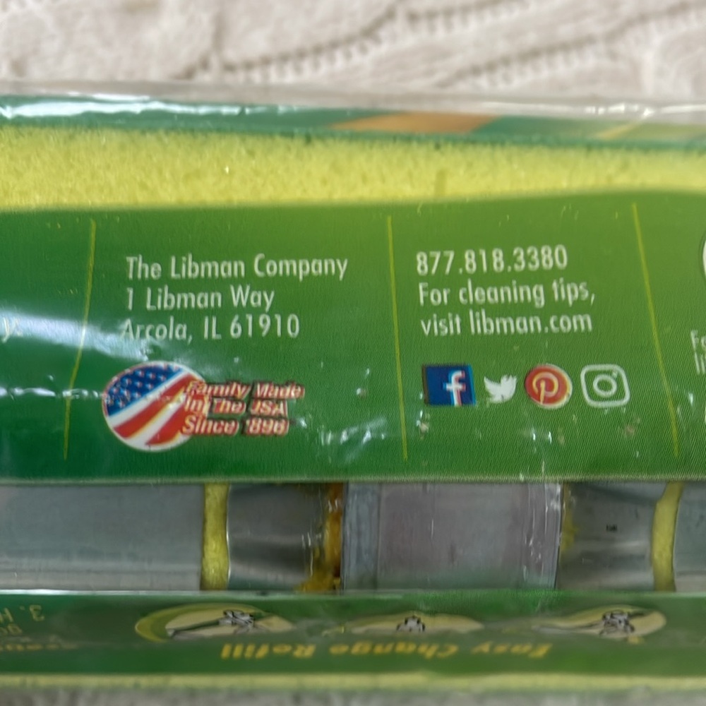 New Libman Nitty Gritty roller mop refill tear resistant unused in plastic. - Picture 4 of 9